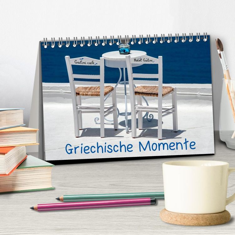 Produktbild: Griechische Momente (Tischkalender 2026 DIN A5 quer), CALVENDO Monatskalender