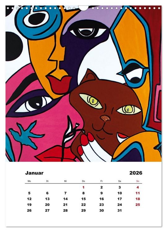 Produktbild: Pop Art - Atelier Zippo (Wandkalender 2026 DIN A3 hoch), CALVENDO Monatskalender