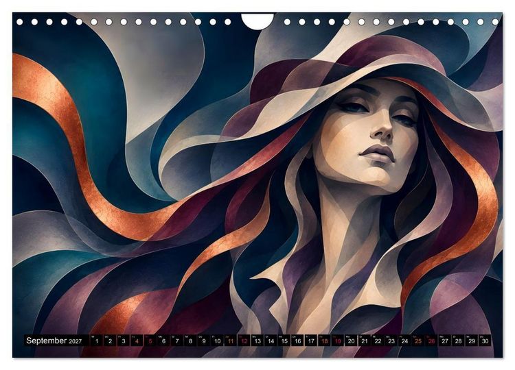 Produktbild: Fantasieportr&auml;ts zwischen Traum und Wirklichkeit (Wandkalender 2027 DIN A4 quer), CALVENDO Monatskalender