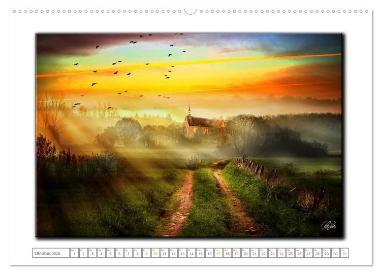Produktbild: Zwischen den Zeiten - Zeiten der Ruhe und Entspannung (hochwertiger Premium Wandkalender 2026 DIN A2 quer), Kunstdruck in Hochglanz