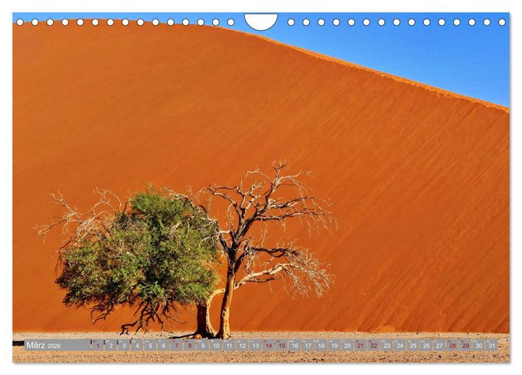 Produktbild: Namibia &ndash; Auf dem Weg ins Sossusvlei (Wandkalender 2026 DIN A4 quer), CALVENDO Monatskalender