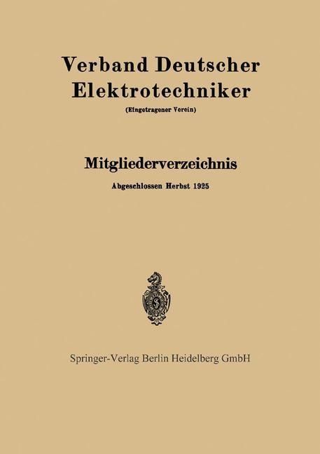 Produktbild: Mitgliederverzeichnis