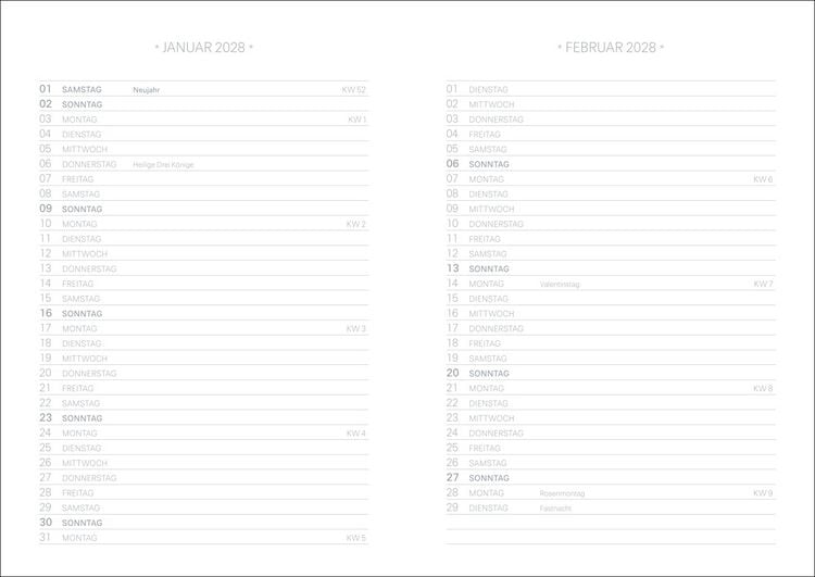 Produktbild: Design Diary Frida 2027