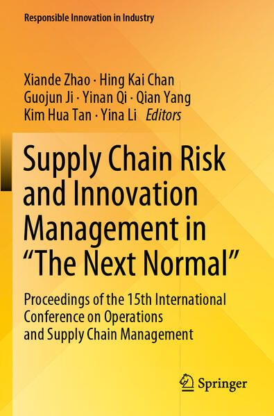 Produktbild: Supply Chain Risk and Innovation Management in &ldquo;The Next Normal&rdquo;