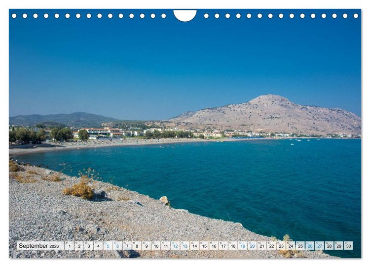 Produktbild: Rhodos - Traumhafter S&uuml;den (Wandkalender 2026 DIN A4 quer), CALVENDO Monatskalender
