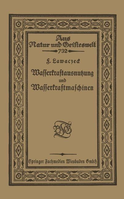 Produktbild: Wasserkraftausnutzung und Wasserkraftmaschinen