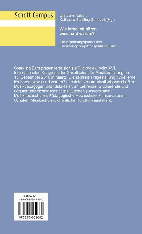 Produktbild: Wie lerne ich h&ouml;ren, wozu und warum?