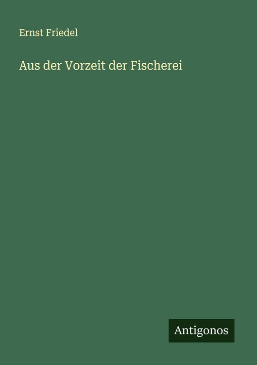 Produktbild: Aus der Vorzeit der Fischerei