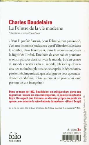 Produktbild: Le peintre de la vie moderne