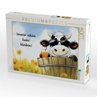 Produktbild: CALVENDO Puzzle Kuhl bleiben | 1000 Teile Lege-Gr&ouml;&szlig;e 64x48cm Foto-Puzzle f&uuml;r gl&uuml;ckliche Stunden