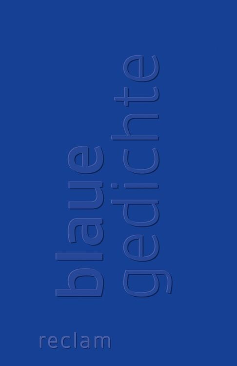 Produktbild: Blaue Gedichte