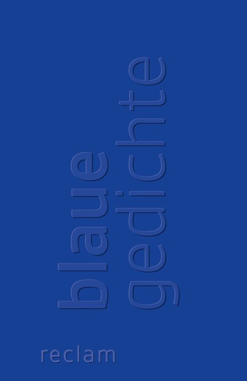Produktbild: Blaue Gedichte