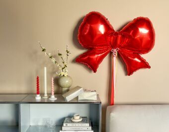 Produktbild: Folienballon Schleife, Rot