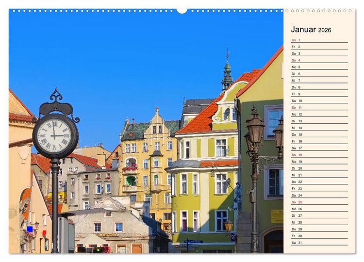 Produktbild: Glatz - Hauptstadt der Grafschaft Glatz (hochwertiger Premium Wandkalender 2026 DIN A2 quer), Kunstdruck in Hochglanz