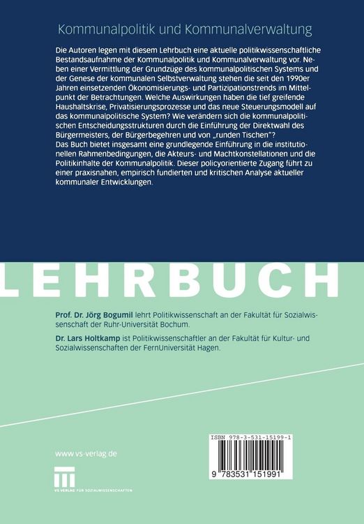 Produktbild: Kommunalpolitik und Kommunalverwaltung