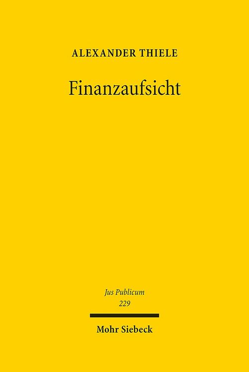 Produktbild: Finanzaufsicht
