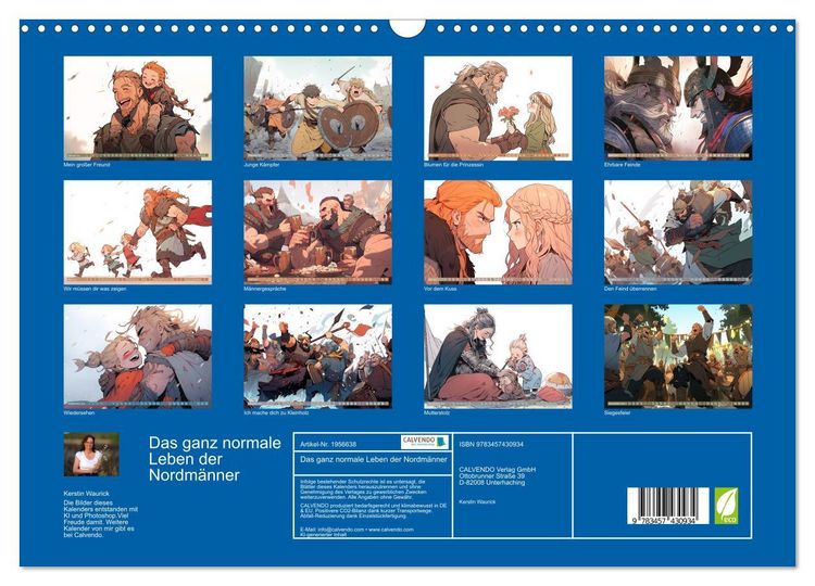 Produktbild: Das ganz normale Leben der Nordm&auml;nner (Wandkalender 2026 DIN A3 quer), CALVENDO Monatskalender