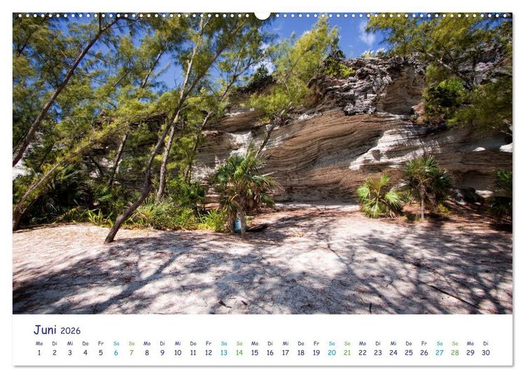 Produktbild: Bahamas-Eleuthera unterwegs am Lighthouse Beach (Wandkalender 2026 DIN A2 quer), CALVENDO Monatskalender