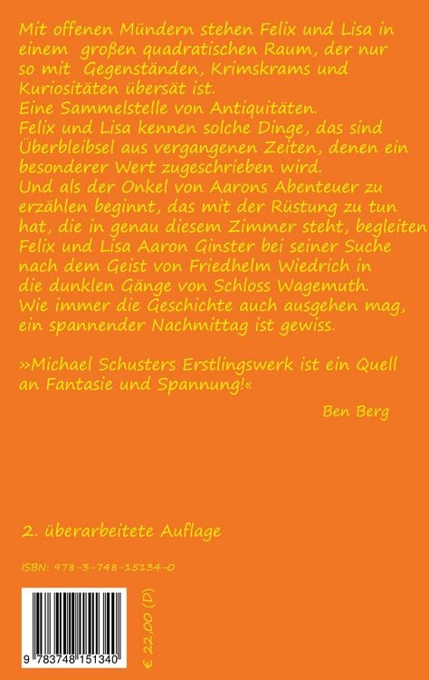 Produktbild: Der Geist von Schloss Wagemuth