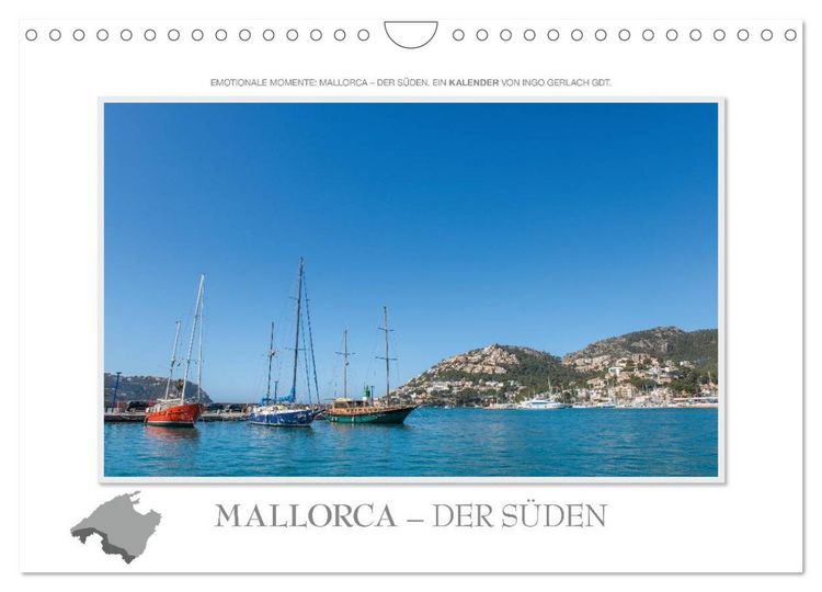 Produktbild: Emotionale Momente: Mallorca - der S&uuml;den. (Wandkalender 2026 DIN A4 quer), CALVENDO Monatskalender
