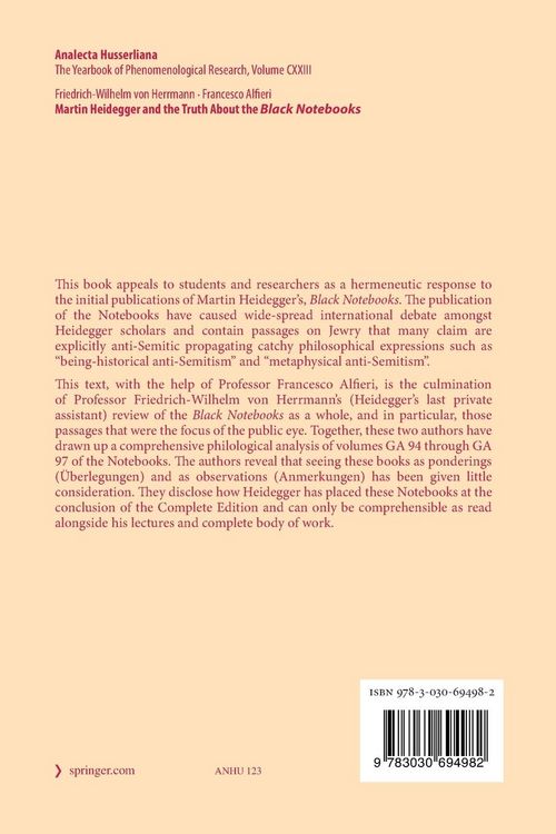 Produktbild: Martin Heidegger and the Truth About the Black Notebooks