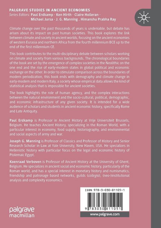 Produktbild: Climate Change and Ancient Societies in Europe and the Near East