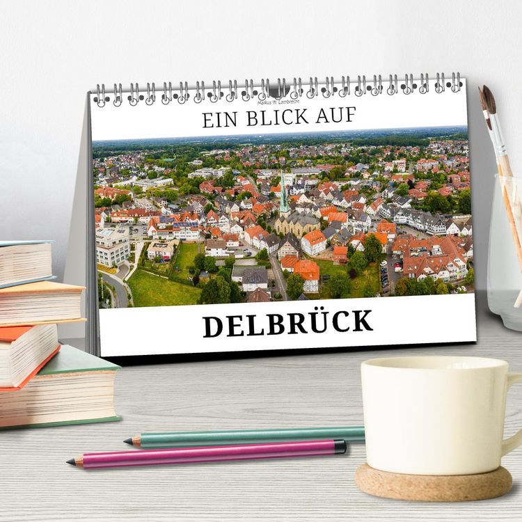 Produktbild: Ein Blick auf Delbr&uuml;ck (Tischkalender 2026 DIN A5 quer), CALVENDO Monatskalender
