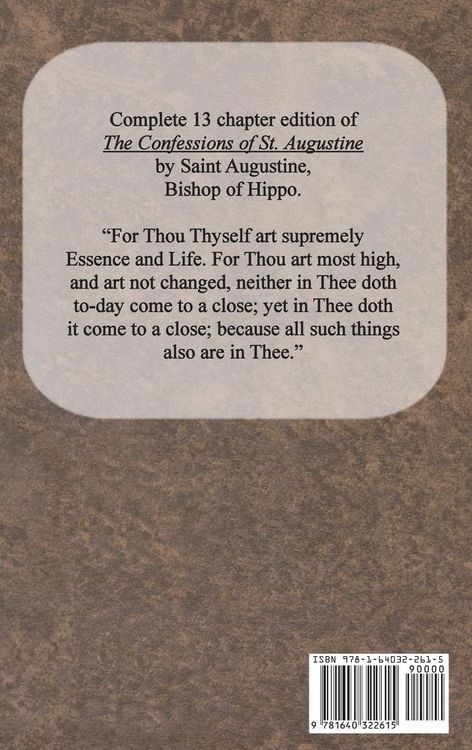 Produktbild: The Confessions of St. Augustine