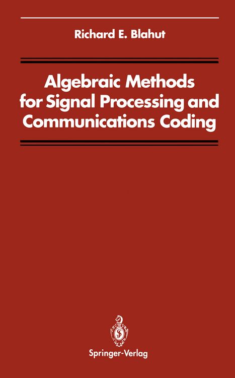 Produktbild: Algebraic Methods for Signal Processing and Communications Coding