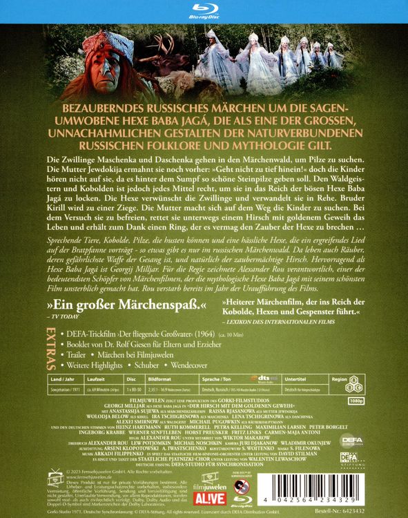 Produktbild: Der Hirsch mit dem goldenen Geweih (Filmjuwelen / DEFA-M&auml;rchen)