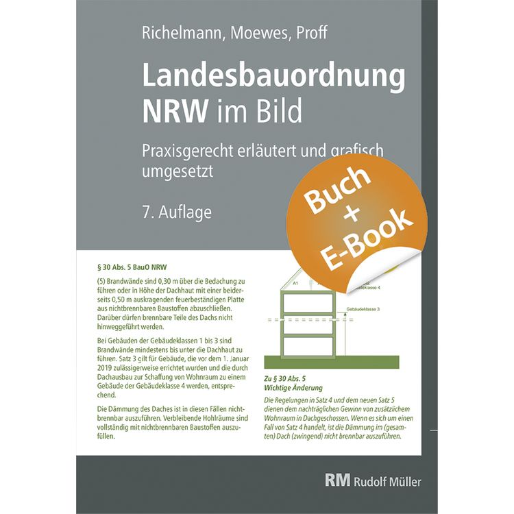 Produktbild: Landesbauordnung NRW im Bild - mit E-Book (PDF)
