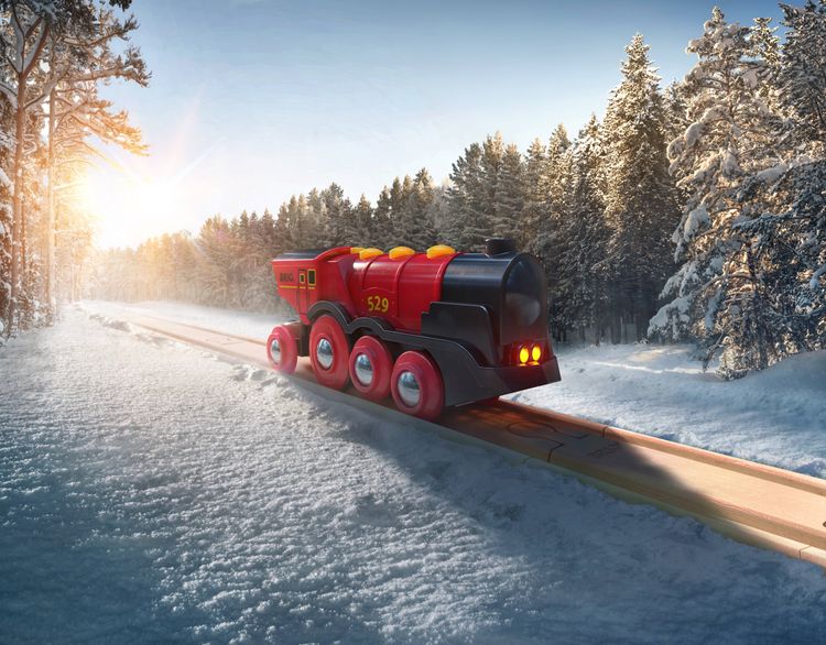 Produktbild: Brio Rote Lola Batterielok