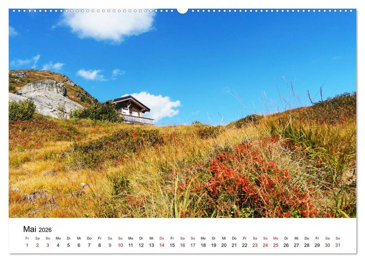 Produktbild: Die Gasteiner Berge Im Sp&auml;tsommer (Wandkalender 2026 DIN A2 quer), CALVENDO Monatskalender