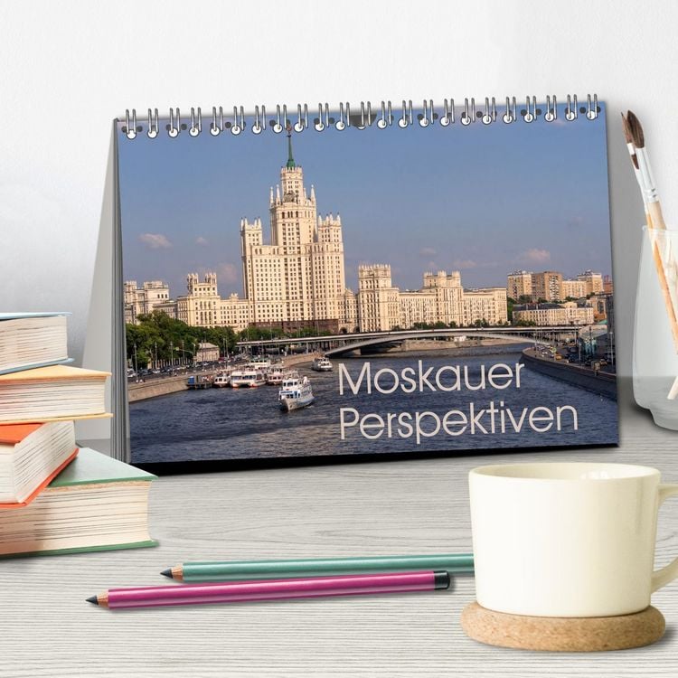 Produktbild: Moskauer Perspektiven (Tischkalender 2026 DIN A5 quer), CALVENDO Monatskalender