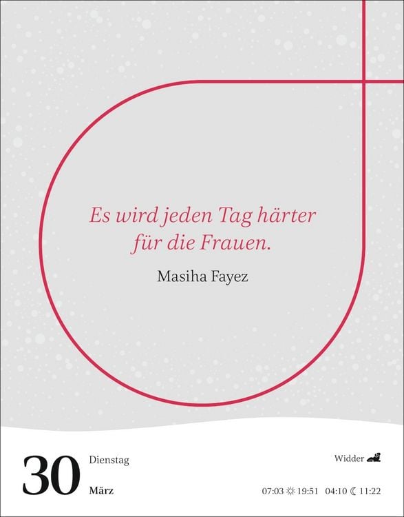 Produktbild: Starke Worte von starken Frauen Tagesabrei&szlig;kalender 2027