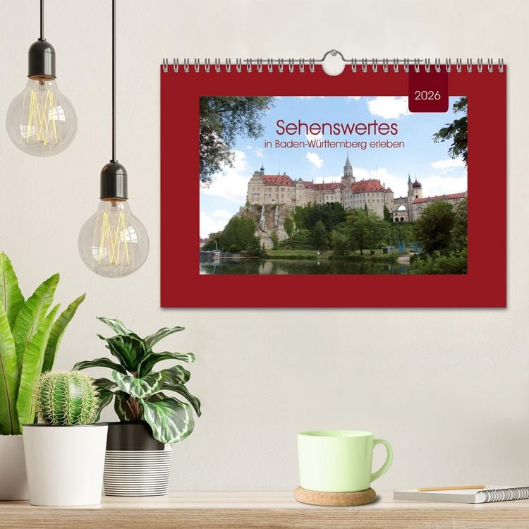 Produktbild: Sehenswertes in Baden-W&uuml;rttemberg erleben (Wandkalender 2026 DIN A4 quer), CALVENDO Monatskalender