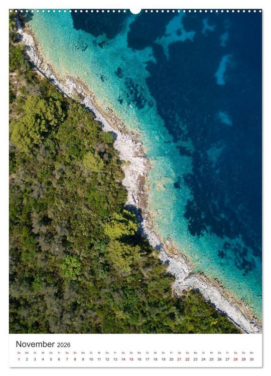Produktbild: Kroatien - Eine Reise in das wundersch&ouml;ne Land. (Wandkalender 2026 DIN A2 hoch), CALVENDO Monatskalender