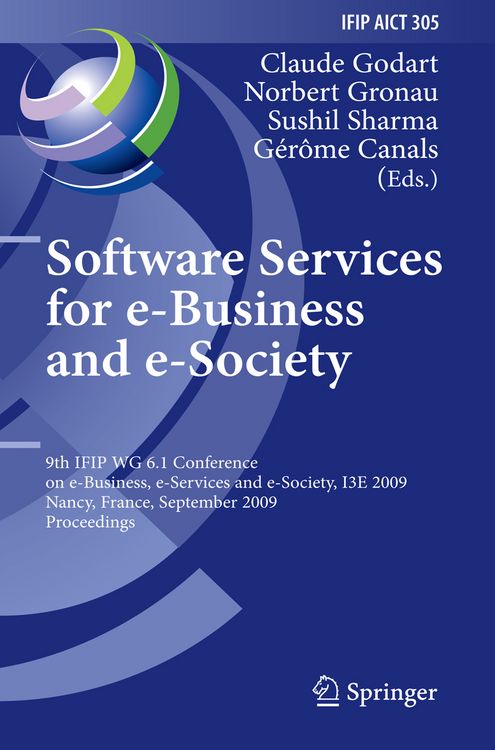 Produktbild: Software Services for e-Business and e-Society