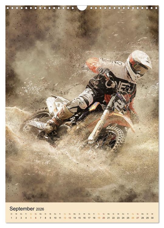 Produktbild: Motocross - Sport der Extreme (Wandkalender 2026 DIN A3 hoch), CALVENDO Monatskalender