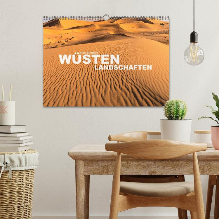 Produktbild: W&uuml;stenlandschaften (Wandkalender 2026 DIN A3 quer), CALVENDO Monatskalender