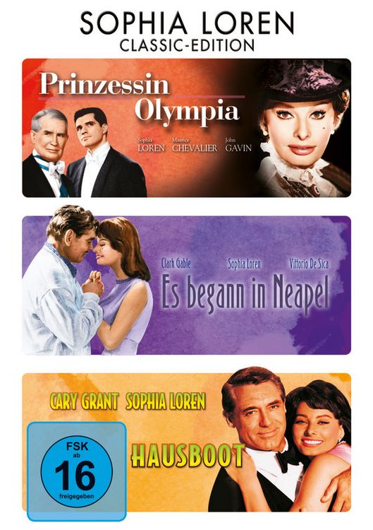 Produktbild: Sophia Loren - Classic Edition [3 DVDs]