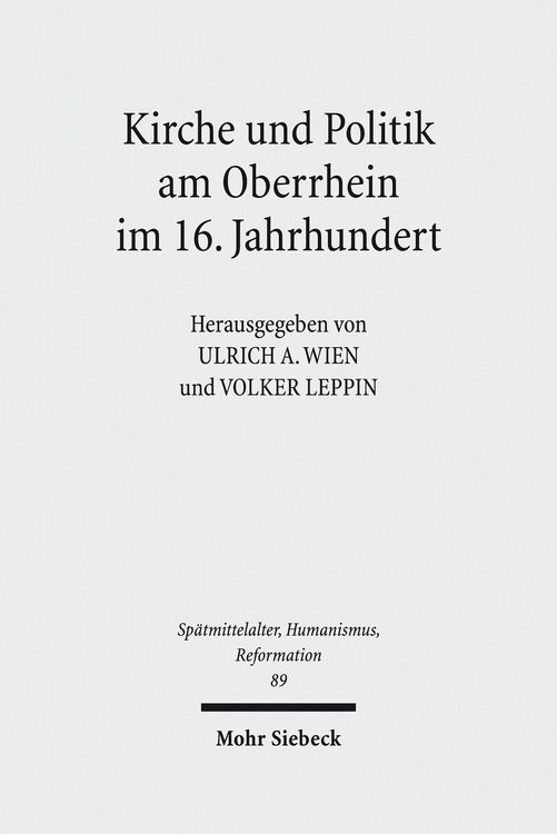 Produktbild: Kirche und Politik am Oberrhein im 16. Jahrhundert