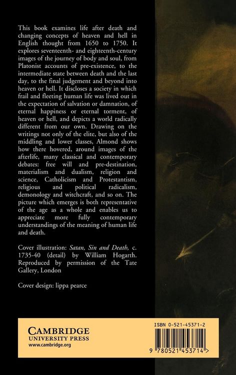 Produktbild: Heaven and Hell in Enlightenment England