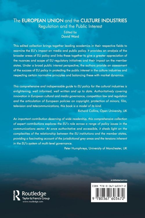 Produktbild: The European Union and the Culture Industries