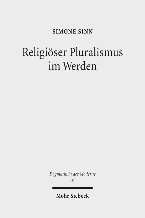 Produktbild: Religi&ouml;ser Pluralismus im Werden