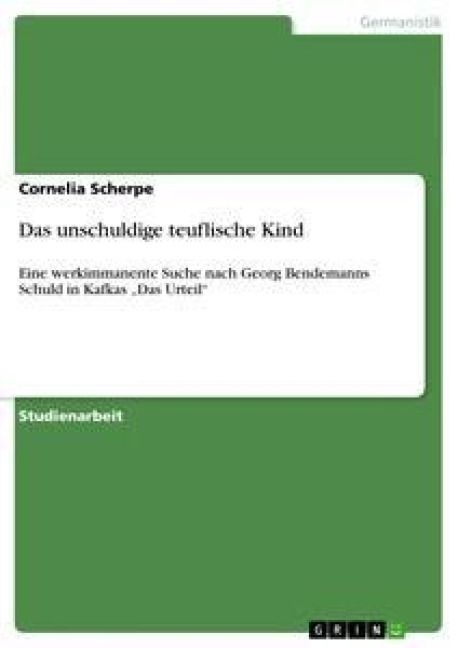 Produktbild: Das unschuldige teuflische Kind