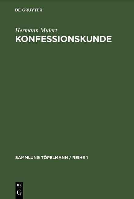Produktbild: Konfessionskunde