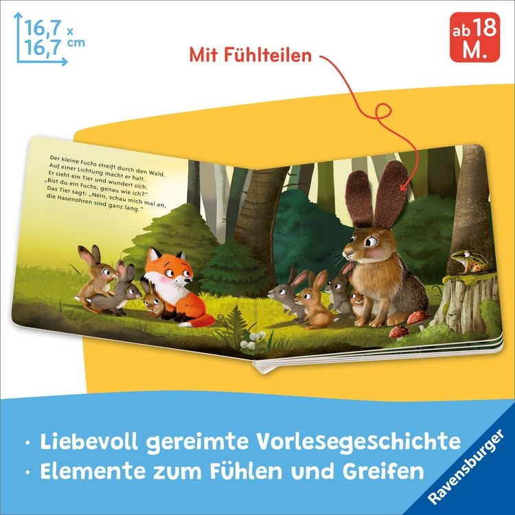 Produktbild: Mein erstes Vorlese-F&uuml;hlbuch - Bist du ein Fuchs?