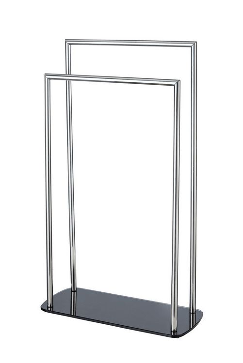 Produktbild: WC-Garnitur und Handtuchst&auml;nder Mod. Ravina, 2 tlg., 3in1 WC-Set