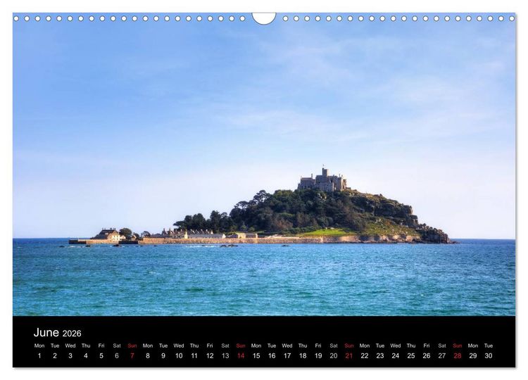 Produktbild: Cornwall (Wall Calendar 2026 DIN A3 landscape), CALVENDO 12 Month Wall Calendar